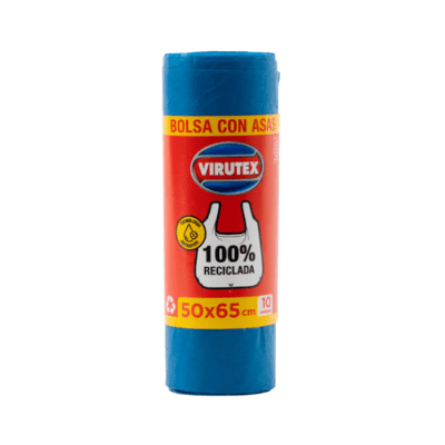 Bolsa de Basura con Asas 50 x 65 Virutex 10 un.