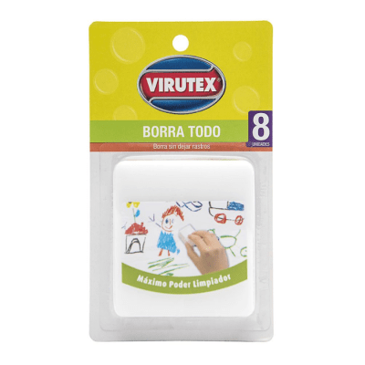 Esponja Borra Todo Saca Manchas Virutex 8 un.