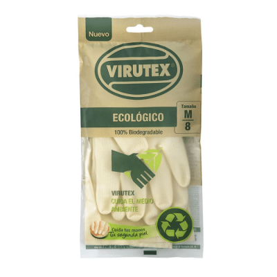 Guantes Latex Biodegradable Virutex Talla M.1