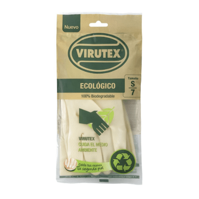 Guantes Latex Biodegradable Virutex Talla S.1