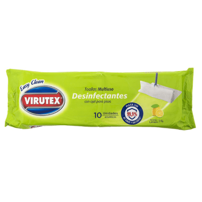 Trapero Húmedo Todo Tipo de Piso Virutex Limón 10 un.