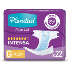 Pañales Adulto Plenitud Protect Talla G 22 un.