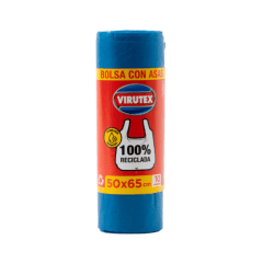 Bolsa de Basura con Asas 50 x 65 Virutex 10 un.