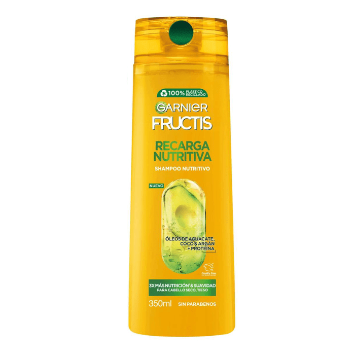 Shampoo Fructis Recarga Nutritiva 350 ml 0
