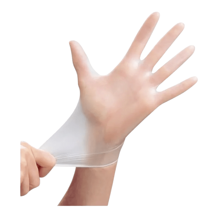 Guantes de Vinilo Cleancarrier Blancos Caja 100 u.2