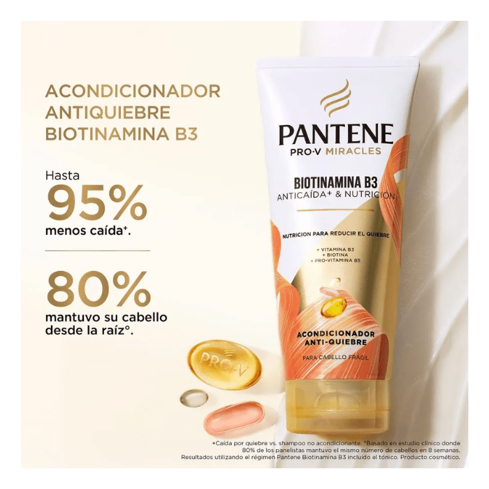Acondicionador Pantene Biotinamina B3 Anticaída & Nutrición 250 ml.2