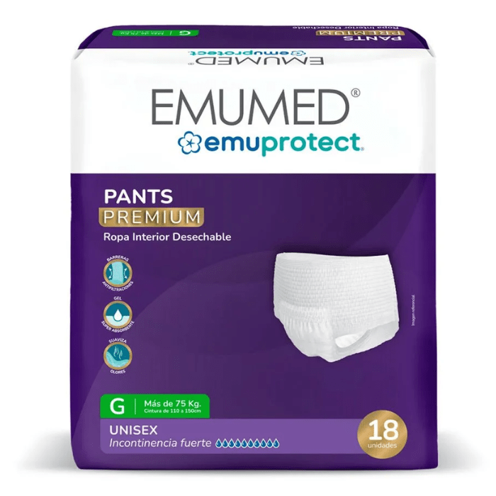 Pants Adulto Emumed Unisex Talla G 18 un.2