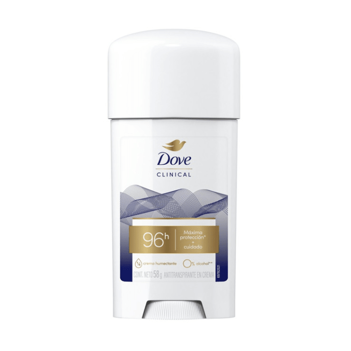 Desodorante Dove Clinical en Crema 96 hr. 58 g. 0
