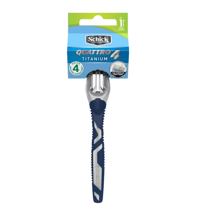 Máquina de Afeitar Schick Quattro Titan 1 un.2