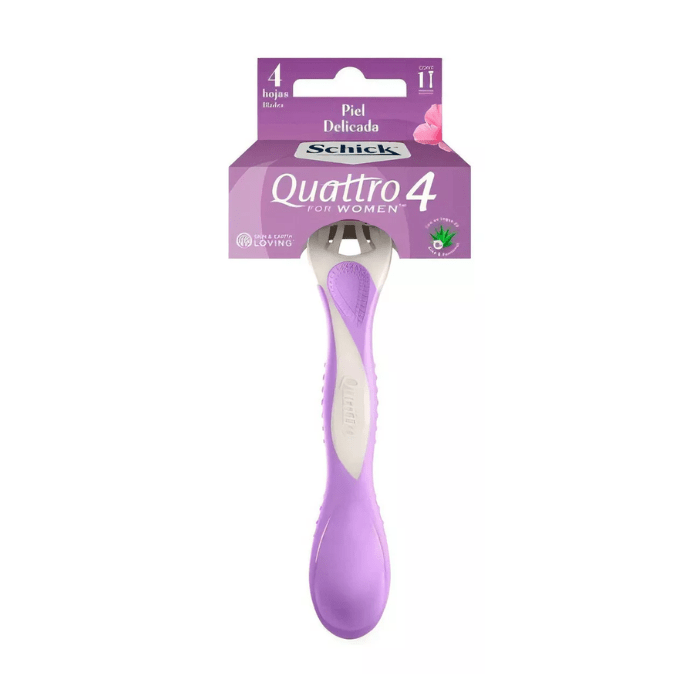Máquina de Afeitar Schick Quattro Mujer 1 un. 0