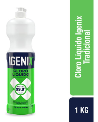 IGENIX CLORO LIQUIDO 1 LITRO IGENIX CLORO LIQUIDO 1 LITRO