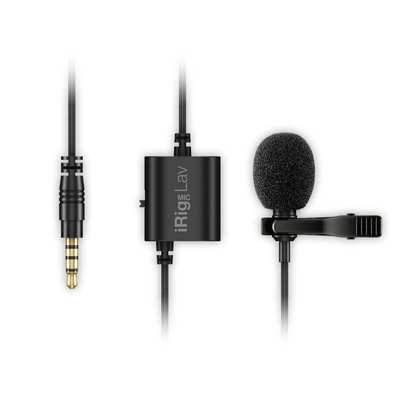 Micrófono móvil de solapa iRig Mic Lav de IK Multimedia