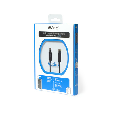 Cable óptico para audio de 2 metros iWires Cable óptico para audio de 2 metros iWires