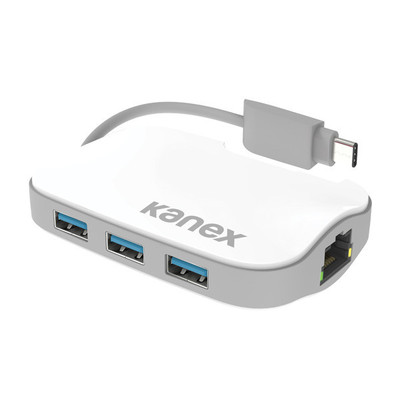 Hub Kanex USB-C a USB3 y Gigabit Ethernet blanco Hub Kanex USB-C a USB3 y Gigabit Ethernet blanco