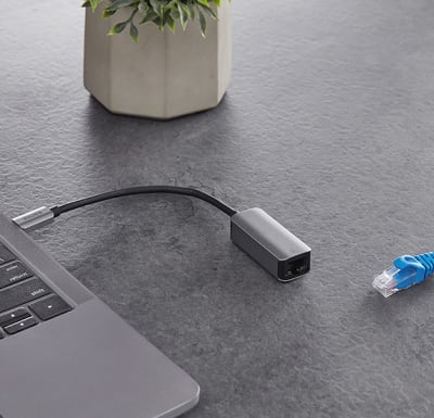 Adaptador USB-C a Gigabit ethernet de Kanex