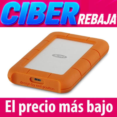 Disco Duro LaCie 2 TB Rugged USB-C