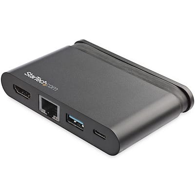 Adaptador USB-C a Hdmi 4K, Gigabit ethernet, USB-A y puerto de carga de StarTech