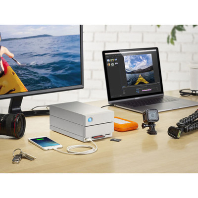 Disco Duro LaCie 16 TB, 2 BIG Dock, RAID,Thunderbolt 3 y USB-C Disco Duro LaCie 16 TB, 2 BIG Dock, RAID,Thunderbolt 3 y USB-C