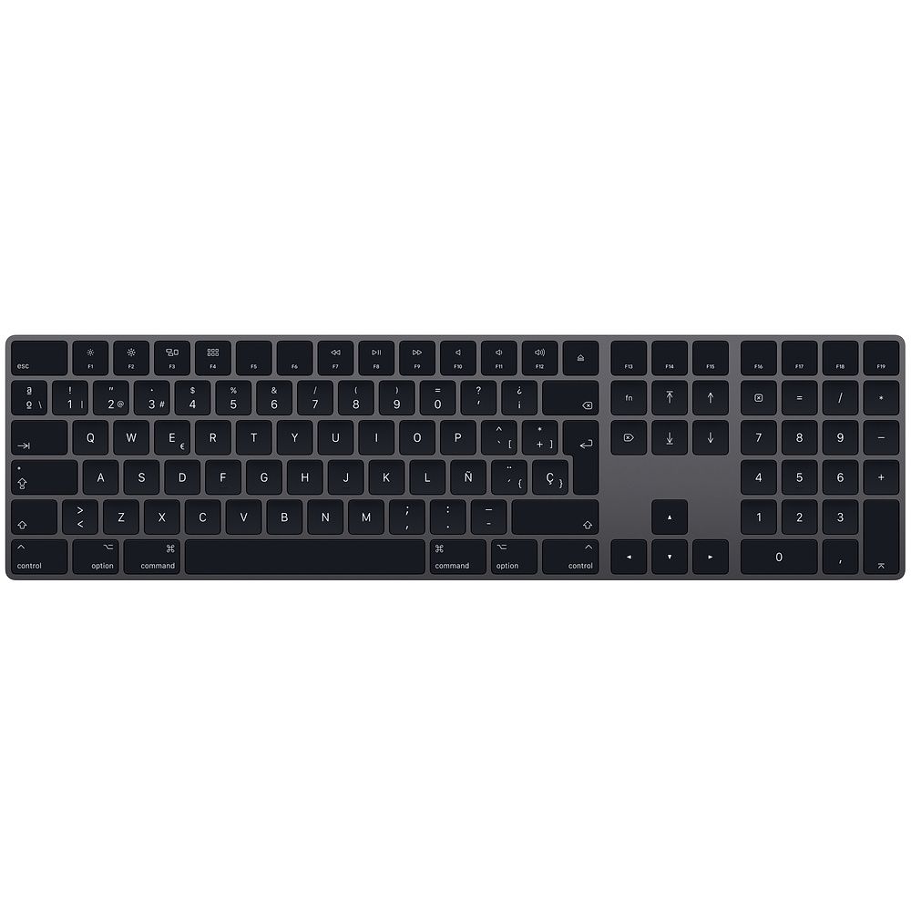 Teclado Magic Keyboard Espa ol Con Pad Num rico De Apple Space Gray