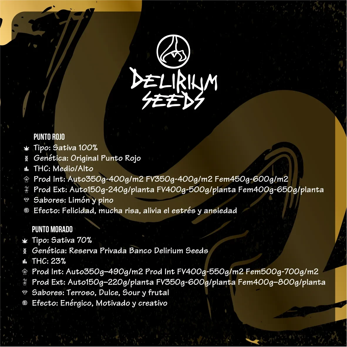 Mix leyendas auto x4 Delirium seeds1