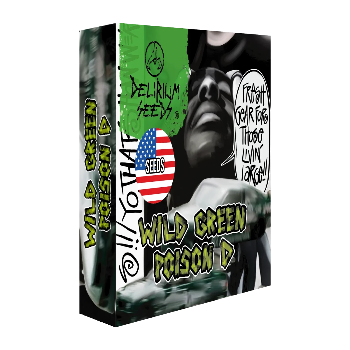 Wild green poison auto x4 Delirium seeds1