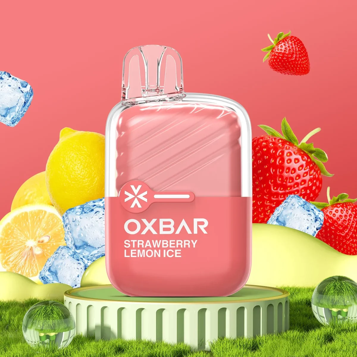 Vaporizador mini 2200puff limon frutilla ice Oxbar2
