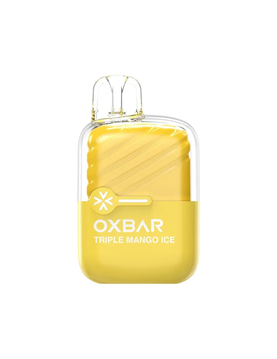 Vaporizador mini 2200puff triple mango ice Oxbar1