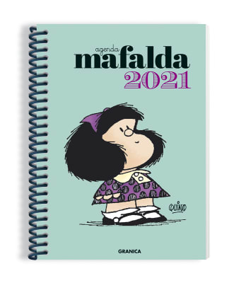 AGENDA MAFALDA ANILLADO VERDE   7798071448946