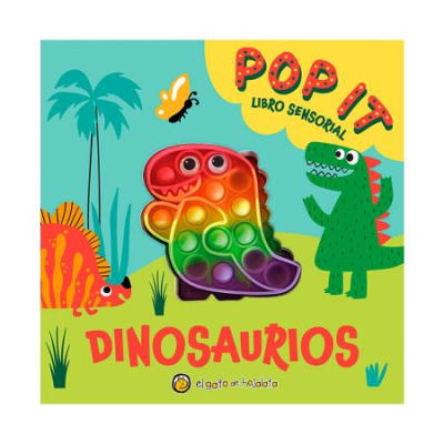 POP IT LIBRO SENSORIAL DINOSAURIOS