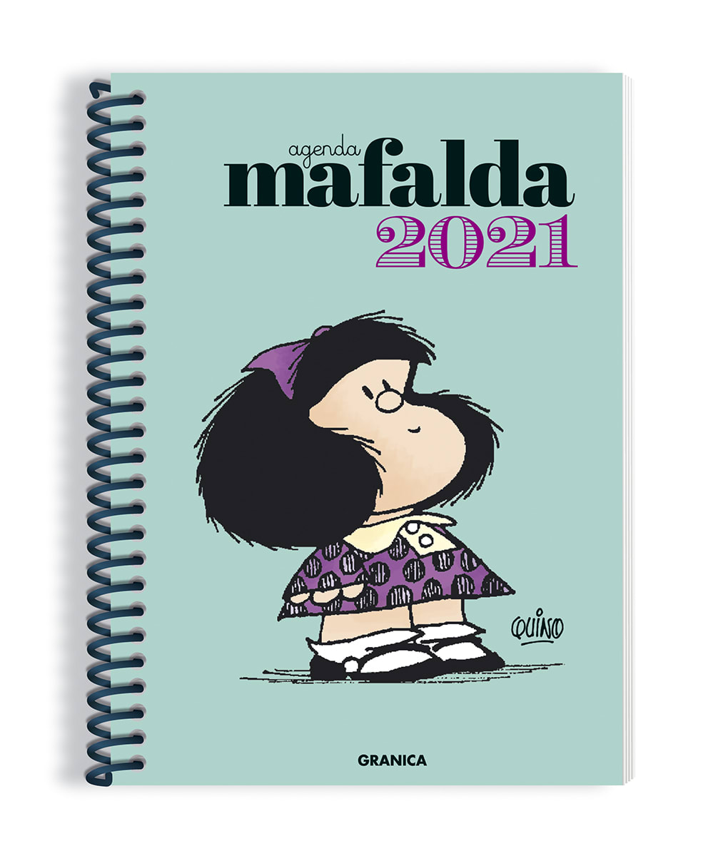 AGENDA MAFALDA ANILLADO VERDE   77980714489461