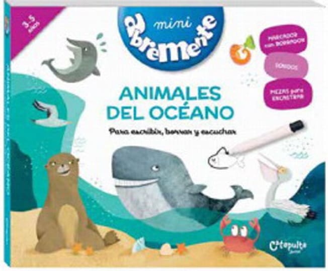 MINI ABREMENTE - ANIMALES DEL OCEANO ESC1