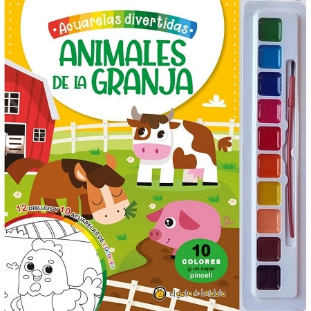 ACUARELAS DIVERTIDAS ANIMALES DE LA GRANJA1