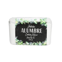 Jabón Alumbre Carbón Activo y Árbol de Té