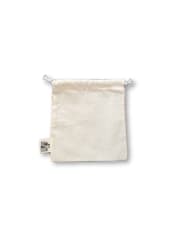 Bolsa tipo saco algodón crudo - Pequeña