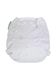 Pañal unicolor blanco