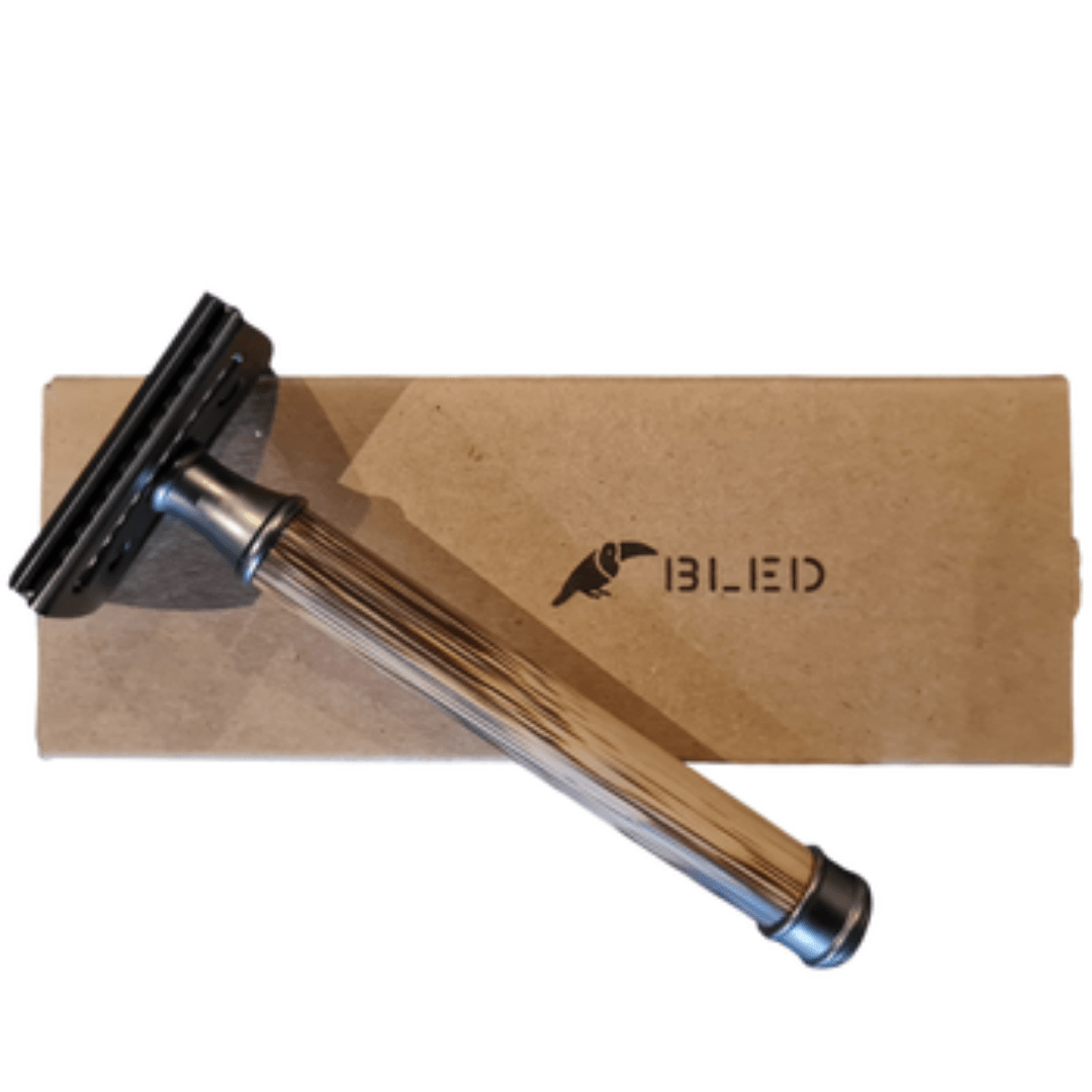 Afeitadora clásica de mango de madera1