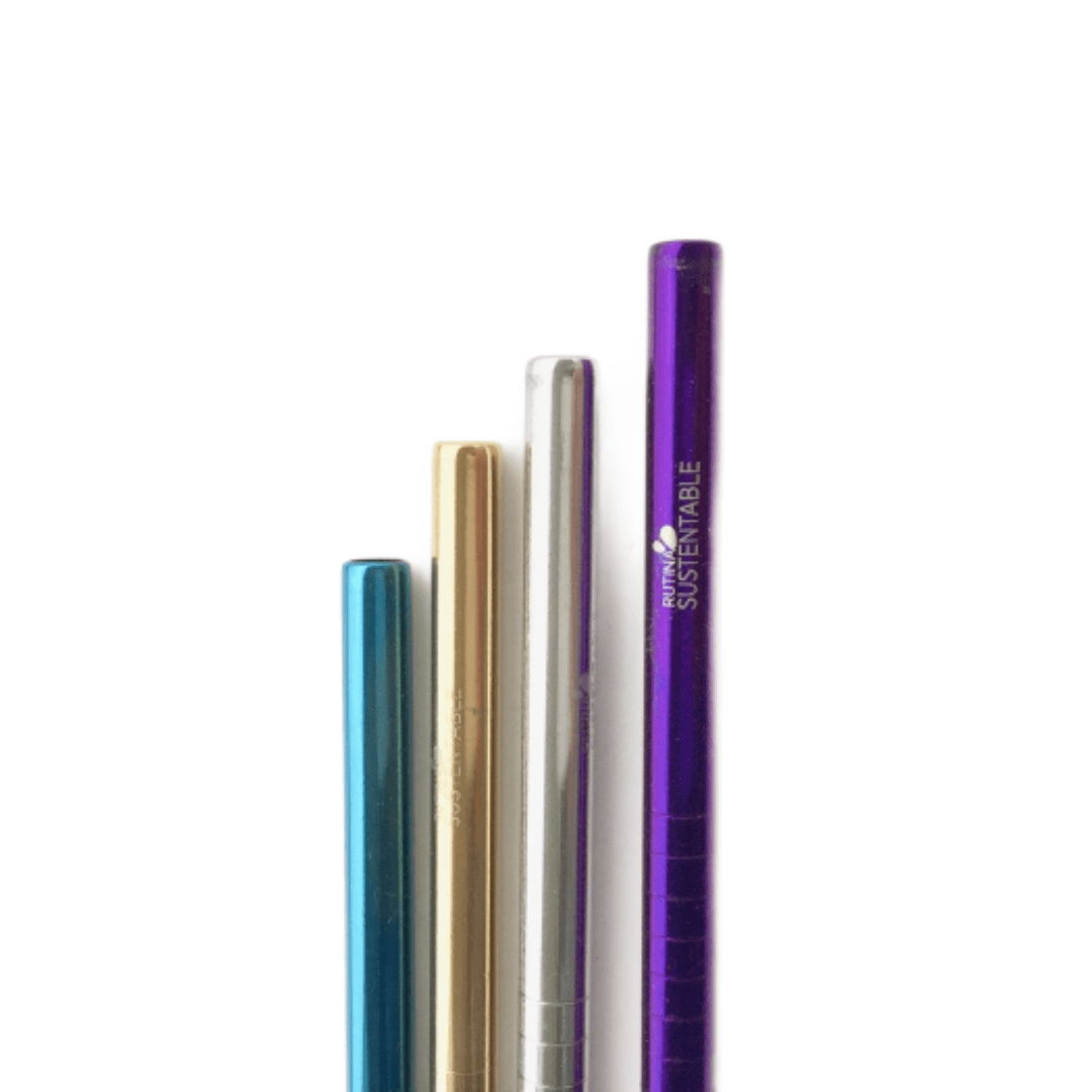 Bombilla metálica 6 mm morado1