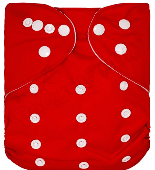 Pañal unicolor xl rojo1