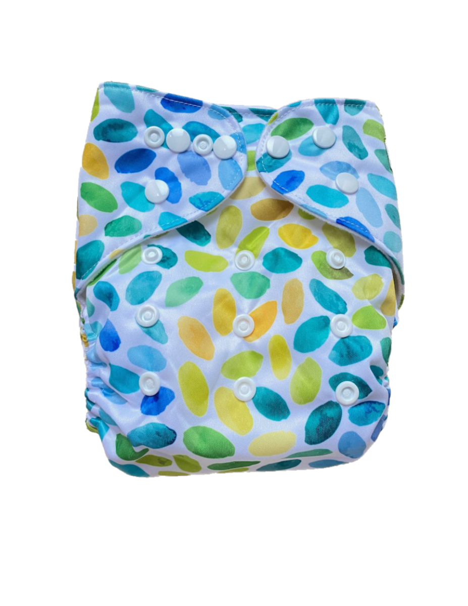 Pañales reutilizables Diseño petalo1