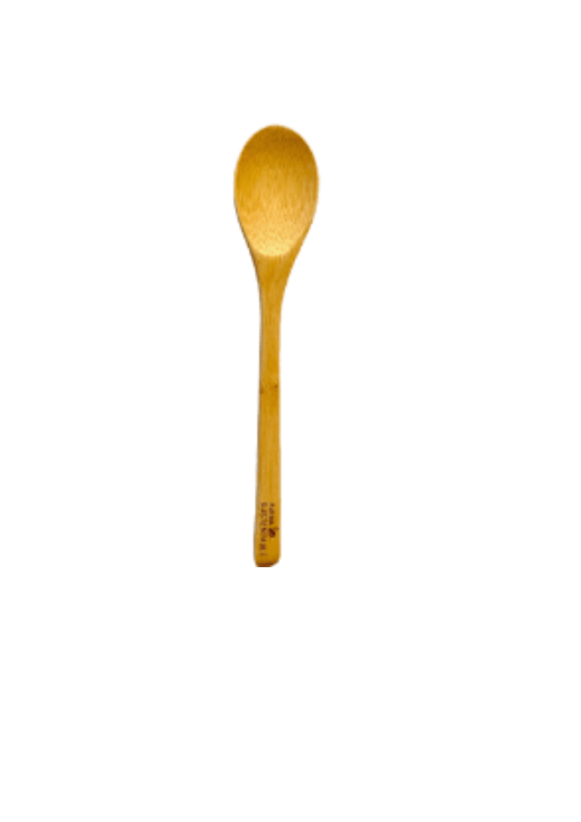Cubiertos reutilizables de bambú cuchara1