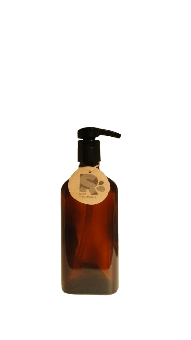 Botella vidrio ámbar 345 ml rectangular1