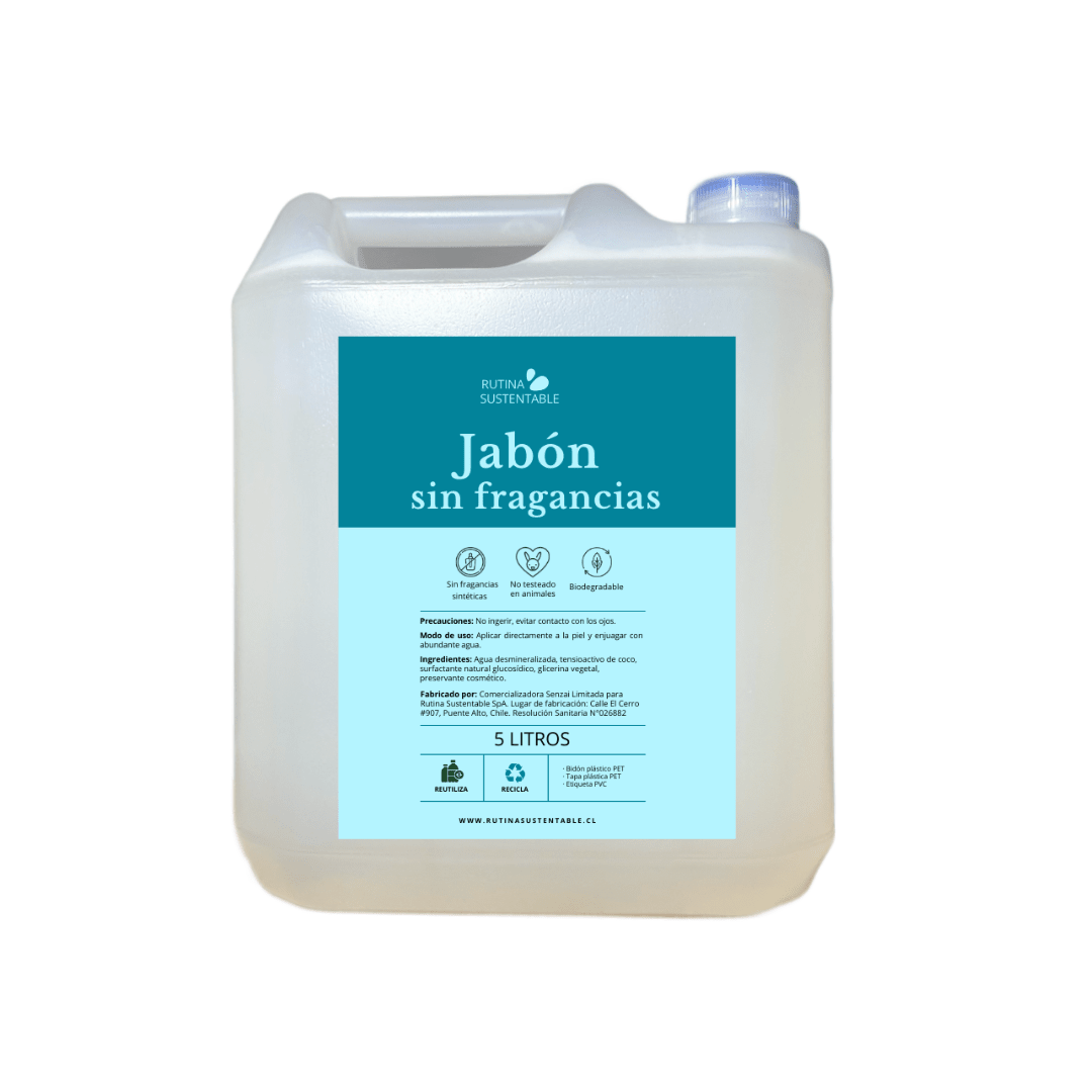 Jabón líquido sin fragancias 5 L1