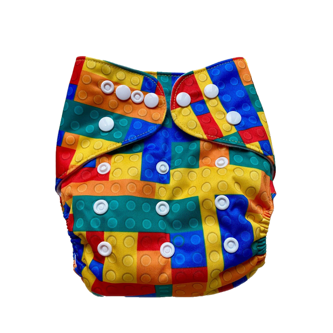 Pañales reutilizables Diseño lego1
