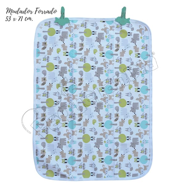 Mudador forrado fauna en el bosque1