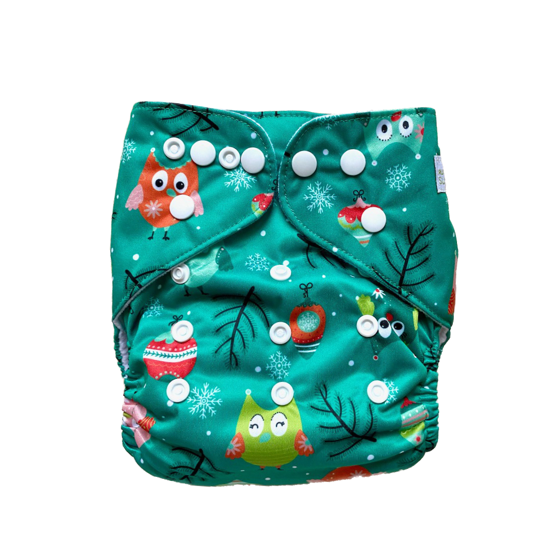 Pañales reutilizables Diseño nieve1