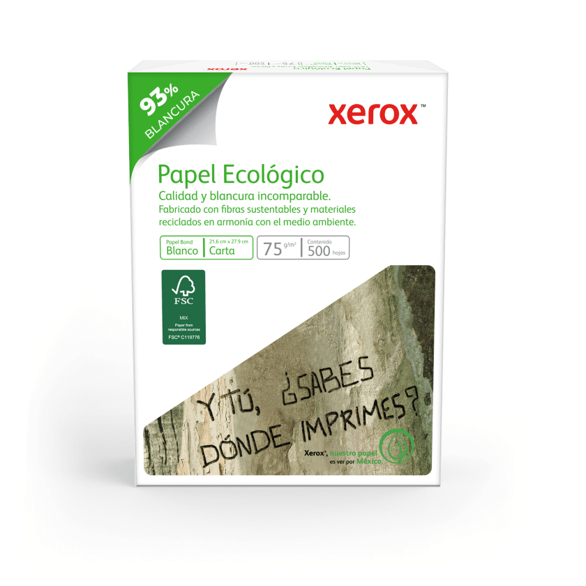 Resma de papel ecológico blanco1