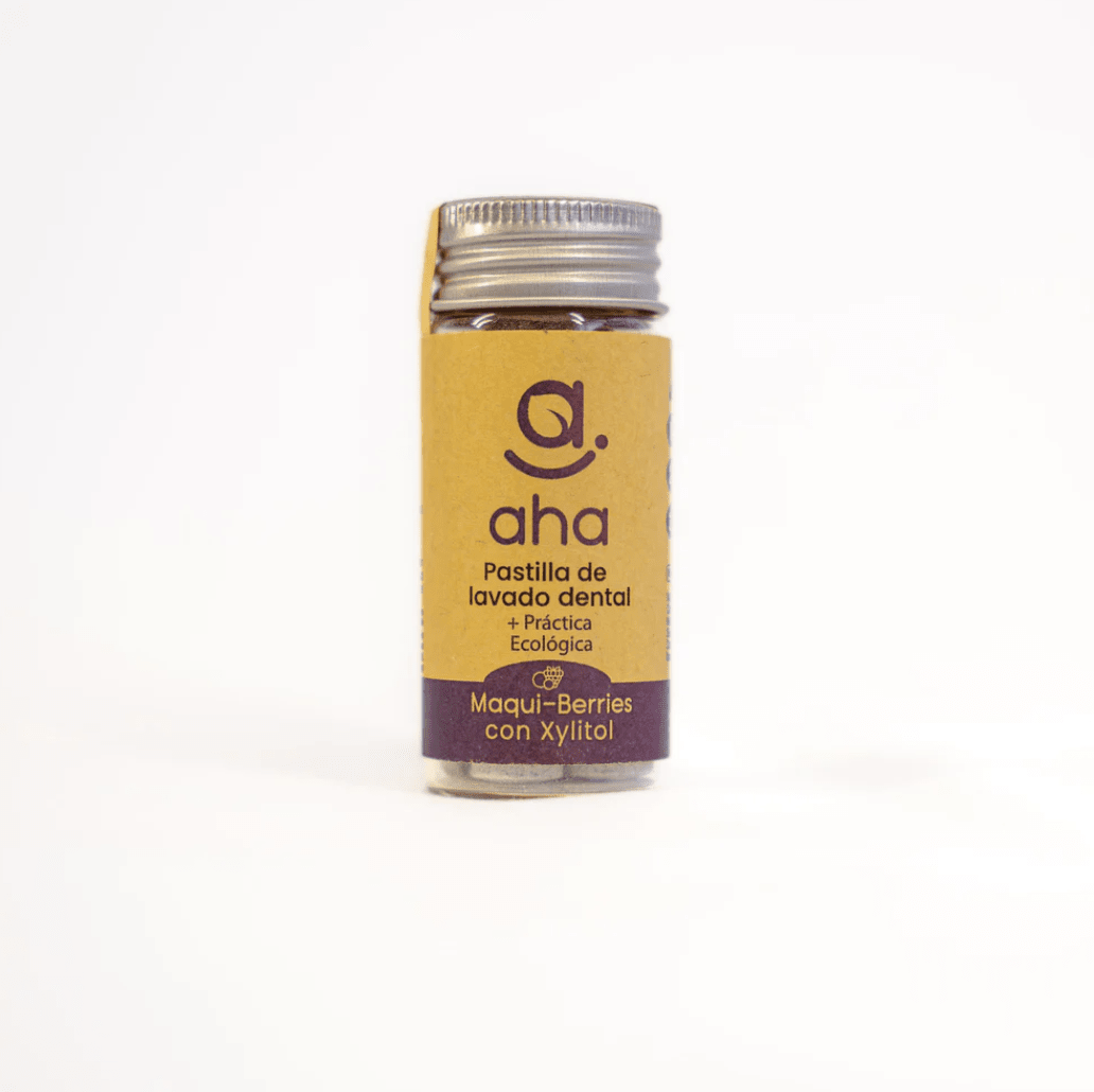 Pasta de dientes en pastillas SIN FLUOR sabor Maqui-Berries1