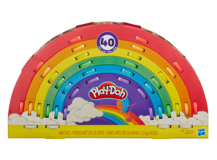SET PLAY DOH ARCOÍRIS 40 POTES | Soletta