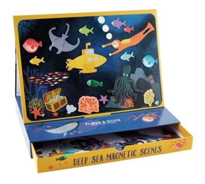 Escena Magnética Mundo Submarino Imanes Ingenio