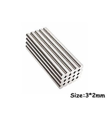 50 unidades imanes 3x2 mm